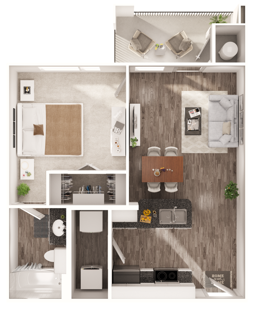 A floor plan